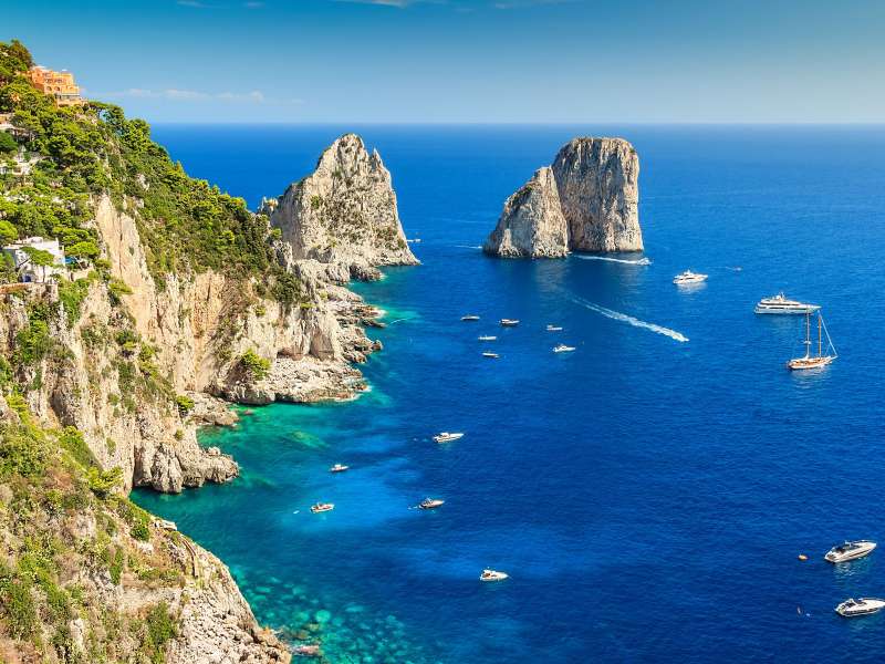 Naples to capri private boat experience