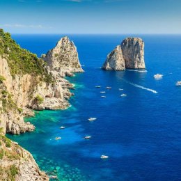 Positano capri by boat