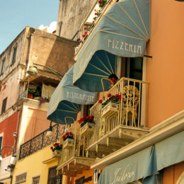 Lunch in capri