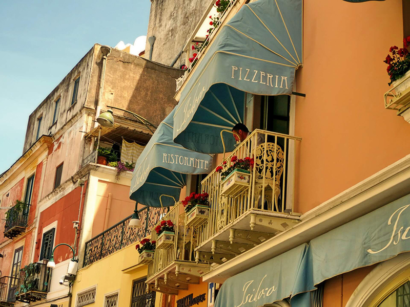 Lunch in capri