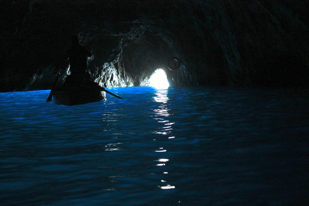 Capri boat trip blue grotto