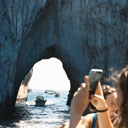 Boat trip naples capri