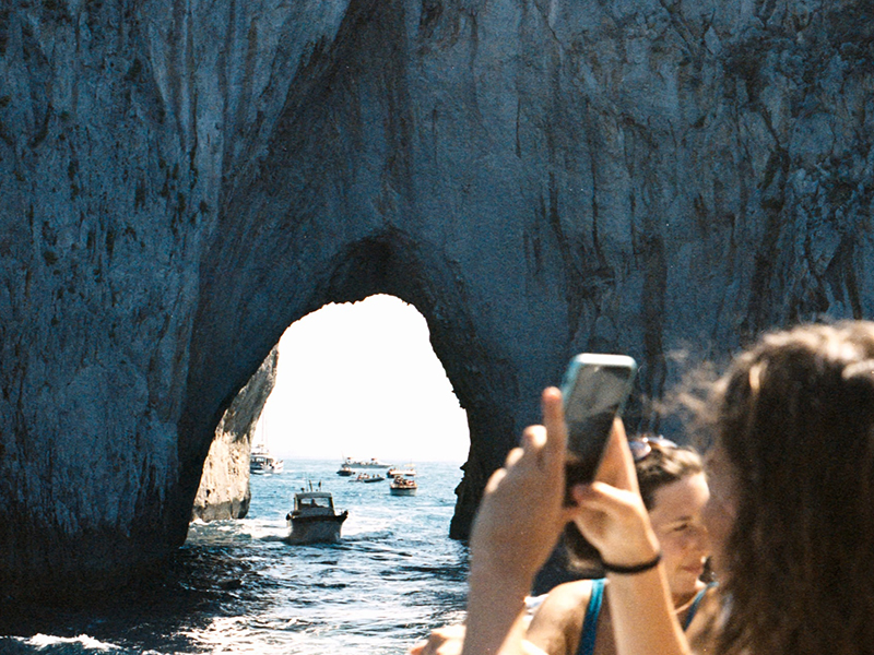 Boat trip naples capri