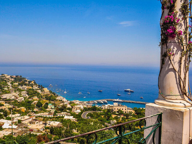 Naples to capri by boat