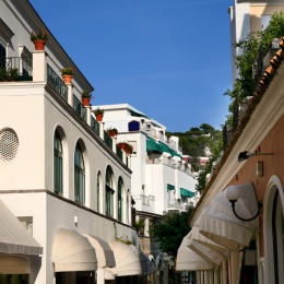 Shopping in capri